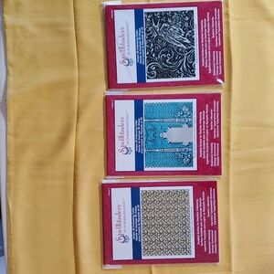 Lot Of 3 Spellbinders 3D Embossing Folders.   Lot #46